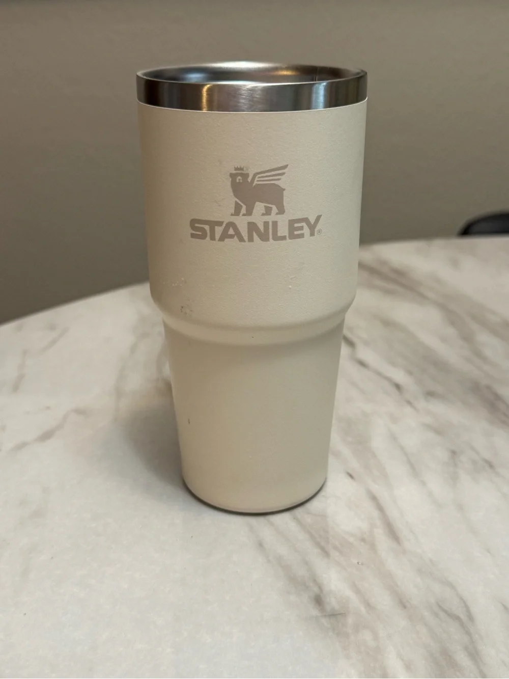 Stanley quencher in white 14oz no lid
